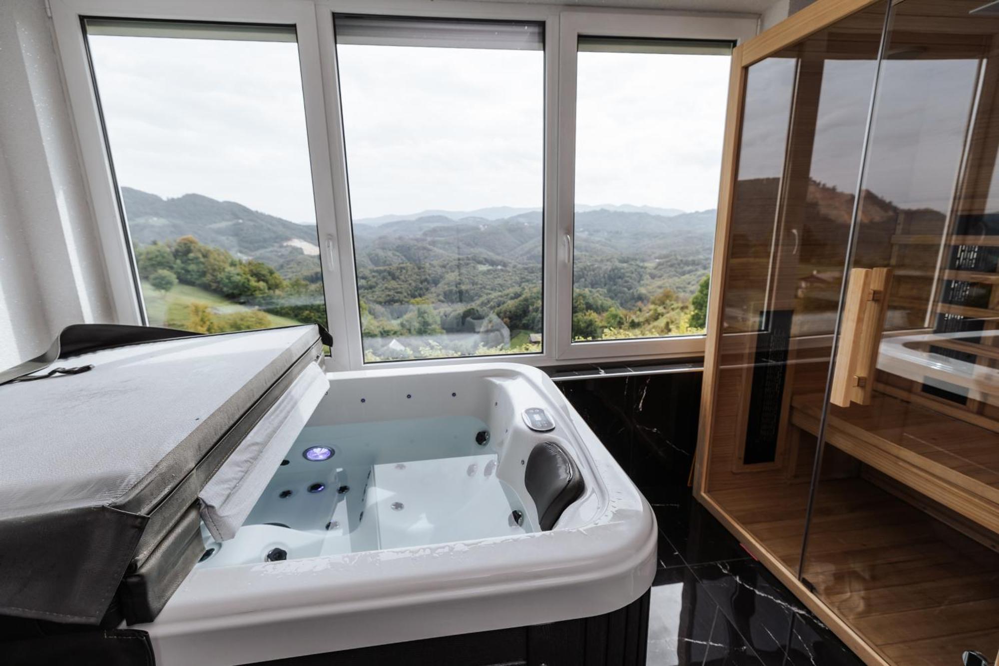 Tanja S Holiday Home In Nature With Sauna And Hot Tub Gorica pri Slivnici Exterior foto