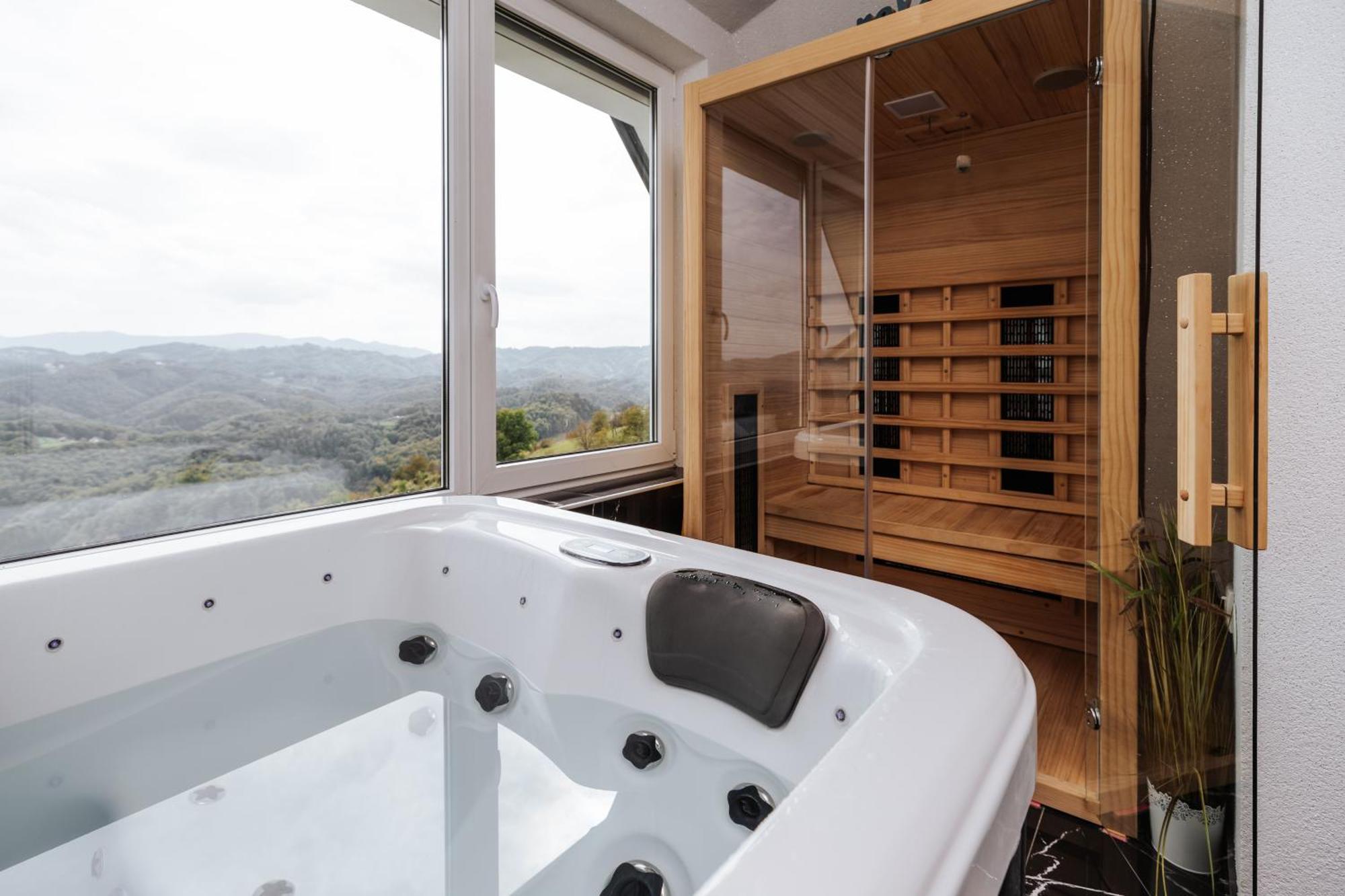 Tanja S Holiday Home In Nature With Sauna And Hot Tub Gorica pri Slivnici Exterior foto